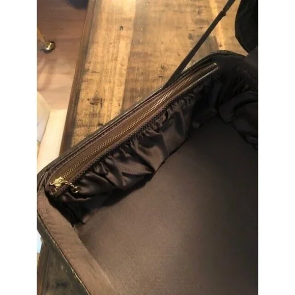 VINTAGE 1940's WARREN LEATHER TRAIN TRAVEL VANITY LUGGAGE CASE & SUPPLIES USA - Picture 7 of 11